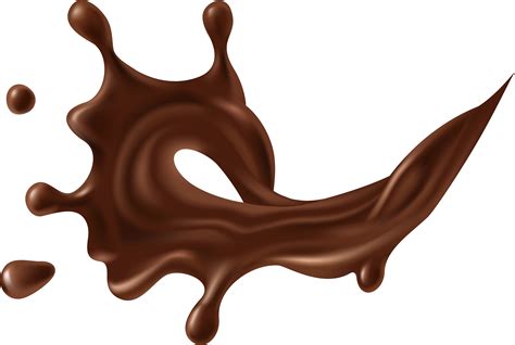 Vector Splashes Chocolate  Royalty Free Stock Chocolate Splash