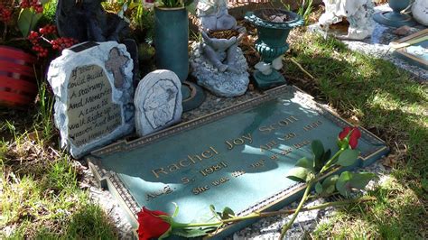 Rachel never got the chance to meet her nephews or nieces but i think she would love seeing this. Rachel Scott - Found a GraveFound a Grave