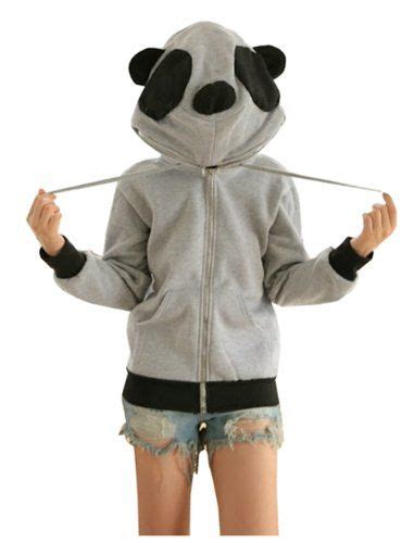 Ca Fashion Womens Panda Ears Hoodie Outerwear Jacket Sweatshirt L Ca