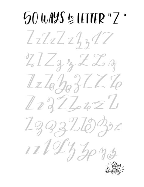Letter Z | Lettering, Lettering alphabet, Lettering practice How to write copperplate calligraphy alphabet a z by suzanne cunningham.