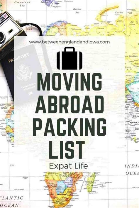 Moving Abroad Packing List What You Need To Take Overseas Between