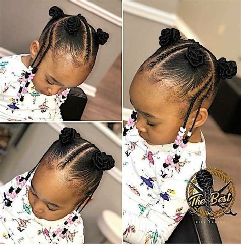 The hairstyle with crisscross ribbon braids, bubble ponytail, and fish ponytails are the best hairstyles to keep their hair at the back. 30 Cute and Easy Natural Hairstyle Ideas For Toddlers ...