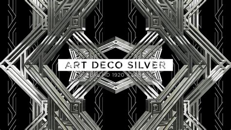 Art Deco Silver Vj Loops Background Youtube