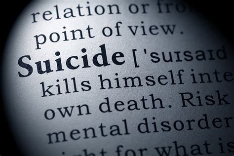 Op Ed Psychiatrys New Definition Of Suicide Needs Attribution And