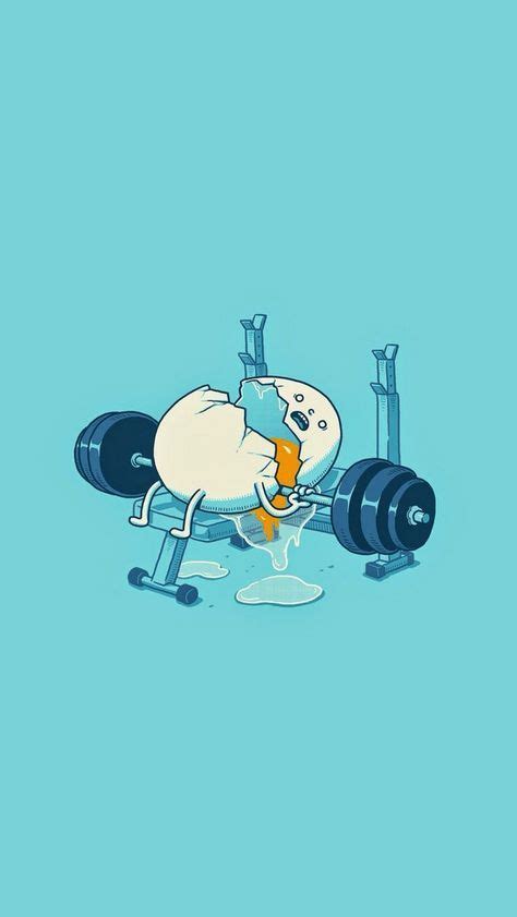Workout Egg Cute Funny Iphone Wallpaper Mobile9 Fondos De Pantalla
