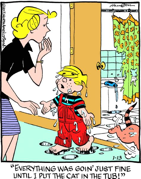 dennis the menace for 1 13 2017 funny cartoons cartoons comics funny comics newspaper comic