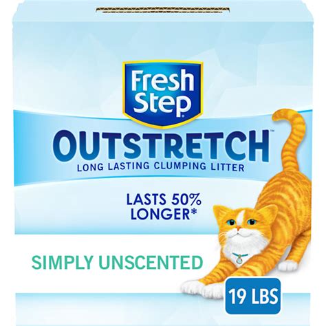 Fresh Step Unscented Outstretch Concentrated Cat Clumping Litter 19