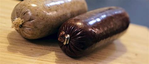 Black Pudding Traditional Blood Sausage From England United Kingdom