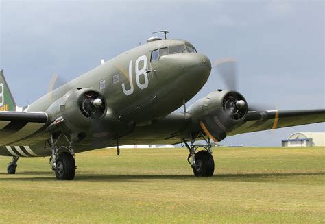 Douglas C 47 Dakota This Aircraft Actually Took Part In Normandy Landings On 6th June 1944