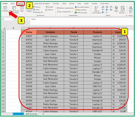 Cómo crear una Tabla Dinámica en Excel 02 El Tío Tech 2024
