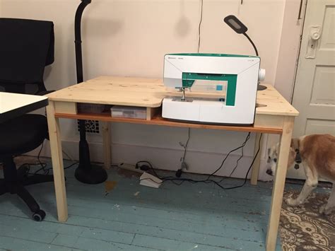 This week i needed a cabinet 2.25cm tall, a figure in the middle between the 210cm and 236cm ikea offers. Ikea INGO To Sewing Table with Storage - IKEA Hackers