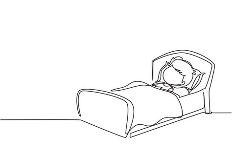 Bed Line Drawing