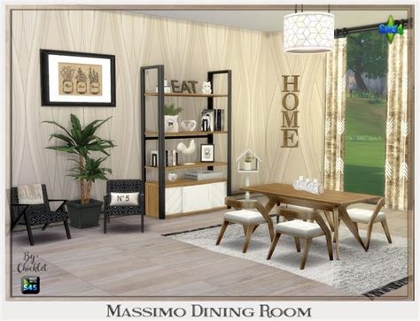 Massimo Dining Room At Chicklets Nest Sims 4 Updates