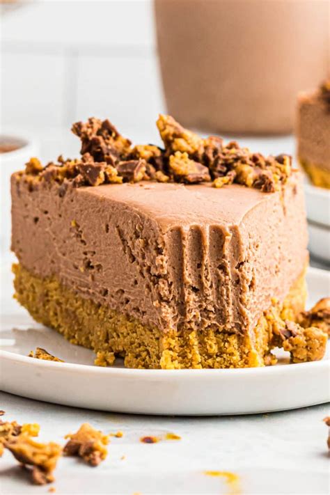 Chocolate Peanut Butter No Bake Cheesecake Recipe The Cookie Rookie