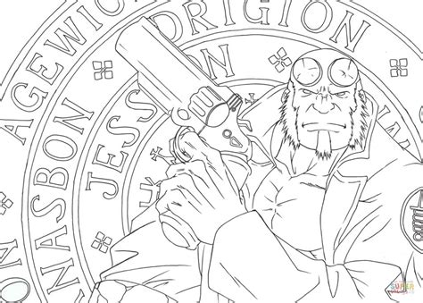 Click the escaping scene resident evil coloring pages to view printable version or color it online (compatible with ipad and android tablets). Hellboy coloring page | Free Printable Coloring Pages