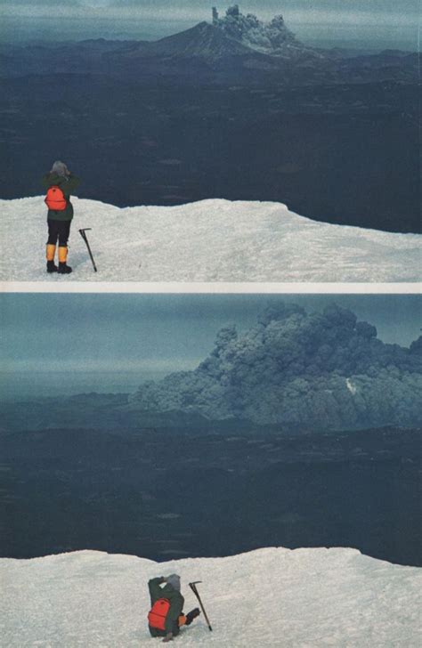 Two Pictures Of A Person Standing In The Snow With Skis On Their Feet