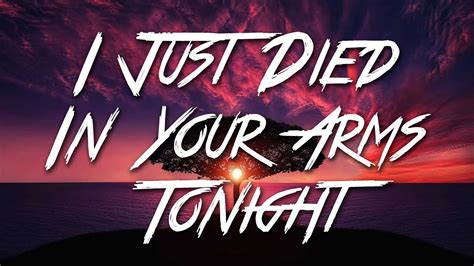 I Just Died In Your Arms Tonight Cutting Crew Lyrics Hd