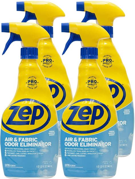 Zep Air And Fabric Odor Eliminator 32 Ounce Zuair32 Case Of 4