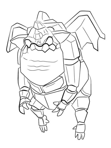 Pekka Clash Royal Coloring Page Free Printable Coloring Pages For Kids