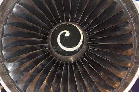 Jet Engine Turbine Blades Stock Photo Image Of Power 18972578