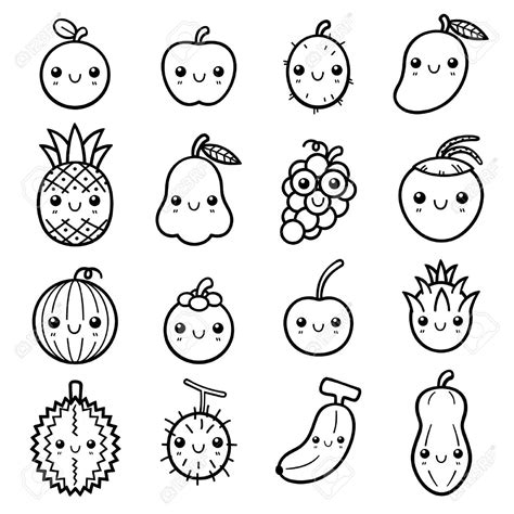 33467372-Illustration-of-Fruits-set-Coloring-book-Stock-Vector.jpg