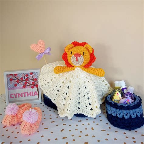 Baby Lion Lovey Amigurumi Lion Security Blanket Crochet Etsy