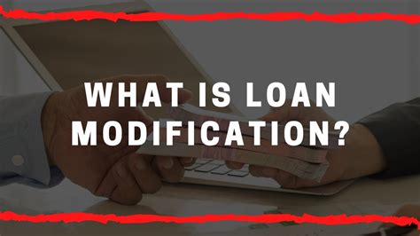 What Is Loan Modification Youtube