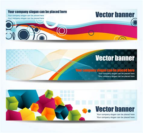 Colorful Geometric Banner Vector Background 2 Download Free Vectorpsd