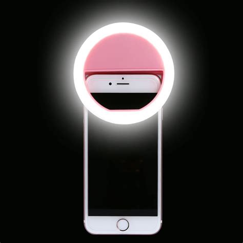 Practical And Portable Selfie Flash Led Phone Camera Ring Light For Apple Iphone Samsung Htc