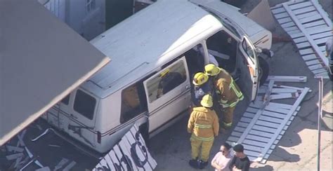 At Least 6 Injured After Vehicle Crashes Into Los Angeles Crowd