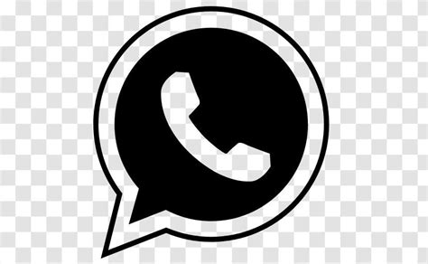 Whatsapp Logo Black And White