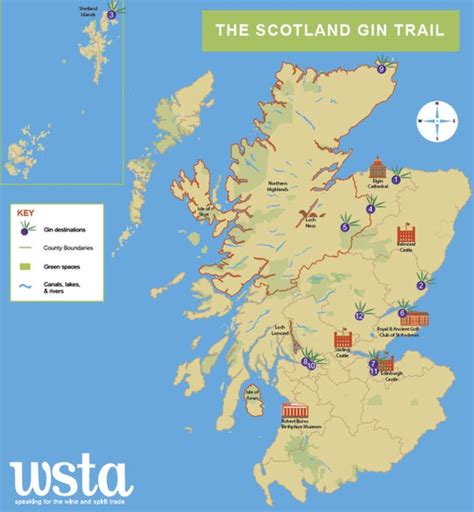 Dettagliata, interattiva, rapido e facile usare. Scotland Gin Trail: il tour delle distillerie scozzesi ...