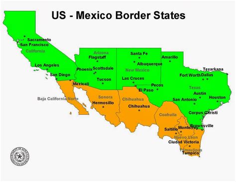 What Countries Border Mexico