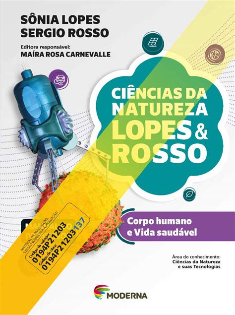 Ciências Da Natureza Lopes And Rosso Vol 5 Corpo Humano E Vida