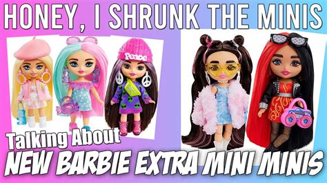 New Barbie Extra Mini Minis Fashion Dolls New Wave Fall 2022 Spring