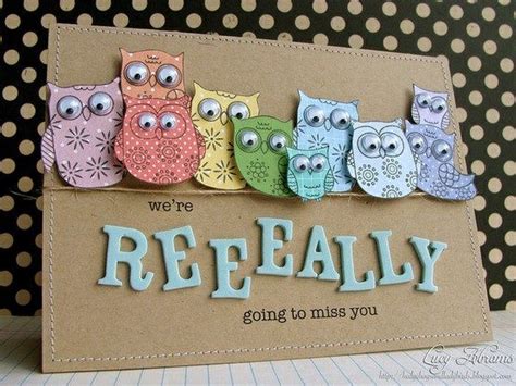 Looking to create the perfect thank you notes for teachers? Pin by Julie Furlong on Bird Cards (With images) | Owl ...