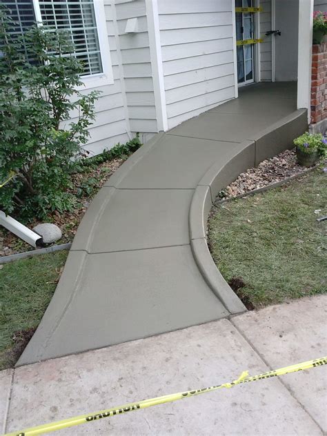 Custom Concrete Ramp Aurora Co Accessible Systems Accessible House