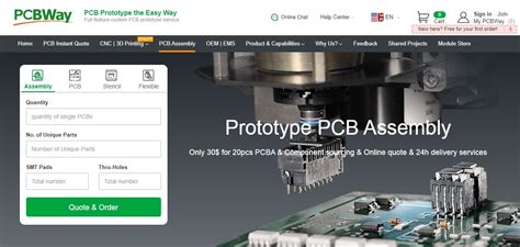 How To Place A Pcb Assembly Order At Pcbway The Engineering Knowledge