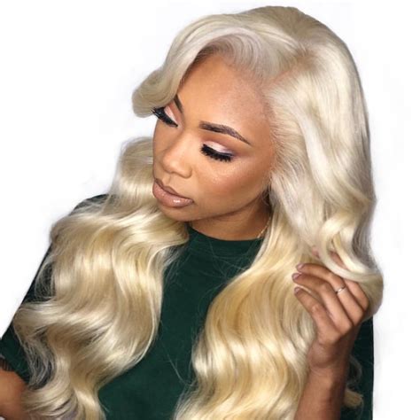 Aliexpress Com Buy Blonde Lace Front Wig Human Hair Wigs For