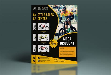 Cycle Store Flyer Flyer Templates Creative Market