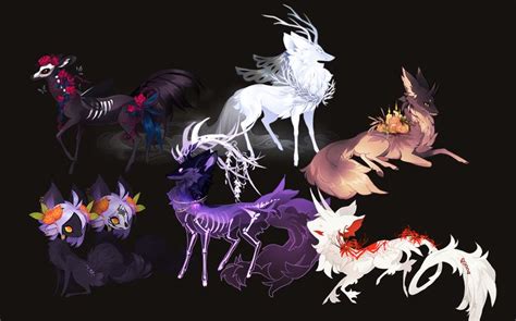 Verdeer Spoopy Night Closed By Mirrorly On Deviantart Mythical