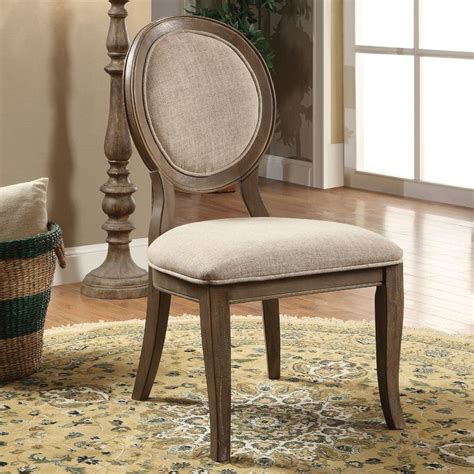 One Allium Way Bloomingdale Transitional Side Chair Wayfair Round