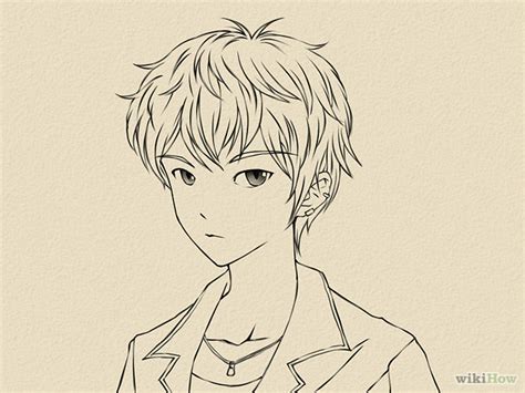 Male Anime Drawing At Free For Personal