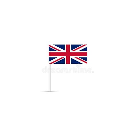 Mini Flag Of Great Britain Stock Vector Illustration Of Desk 251134997