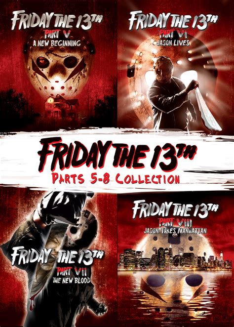 Friday The 13th Deluxe Edition Four Pack V Viii Dvd Best Buy
