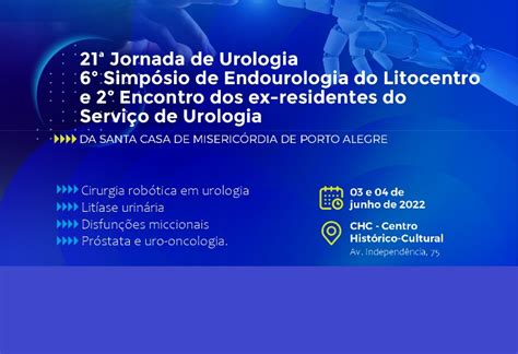 Jornada De Urologia Ser Realizada Nos Dias E De Junho Em Alta