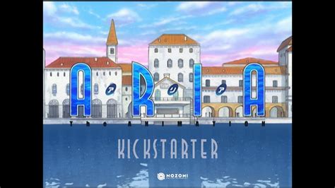 Aria The Animation Dub Kickstarter Pitch Youtube