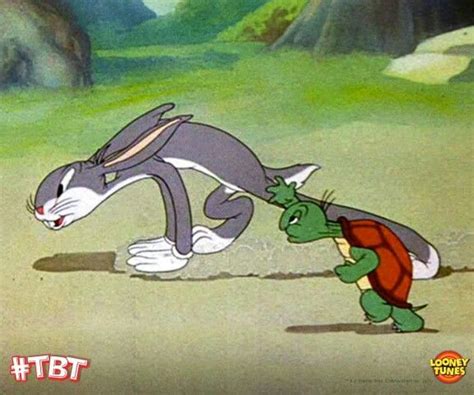 Tortoise Beats The Hare Bugs Bunny Thats All Folks Looney Tunes