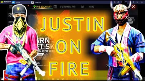 Freefirelive Justin In Live Rushgameplay Gamingwithjustin