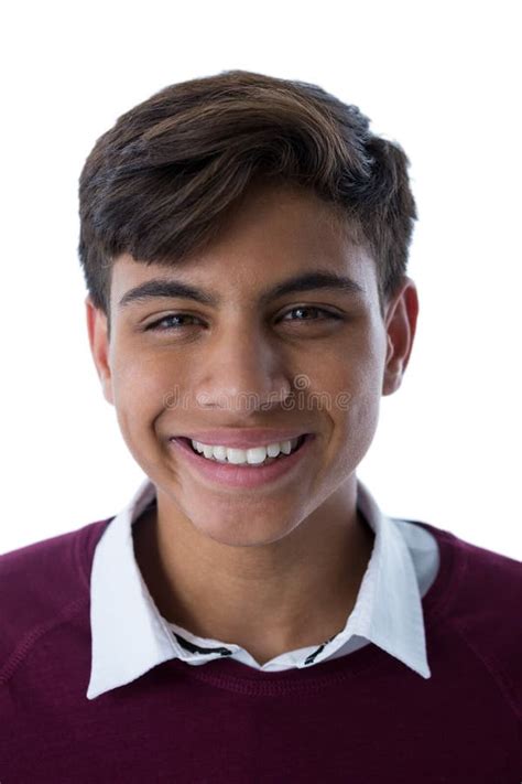 1484 Smiling Teenage Boy Against White Background Stock Photos Free